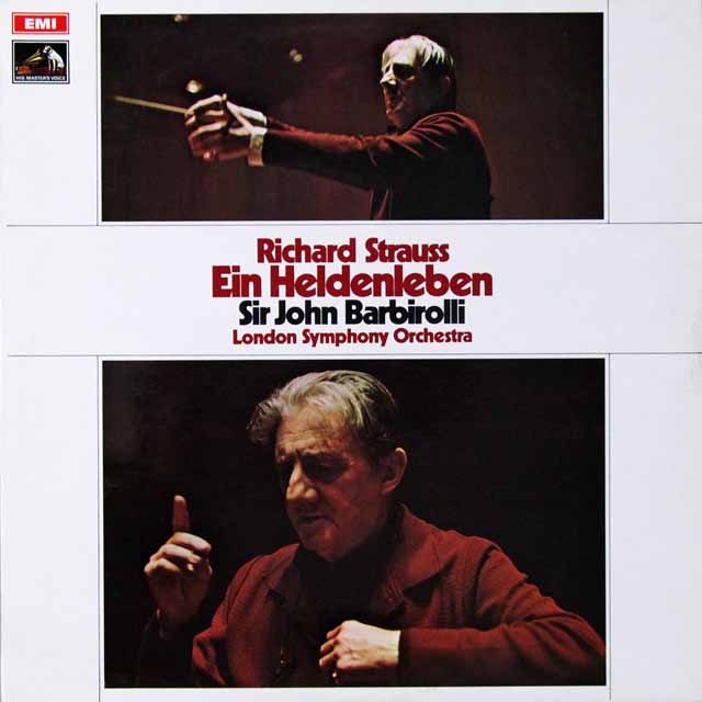 バルビローリのR.シュトラウス/「英雄の生涯」　英EMI　3541　LP レコード