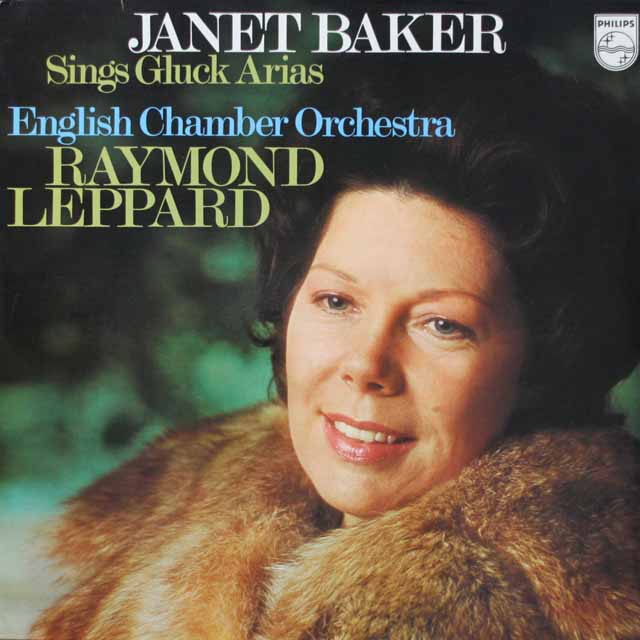 ベイカー、レッパードのグルック/アリア集　蘭PHILIPS　3899　LP レコード