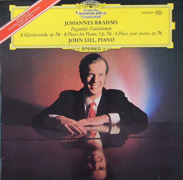 リルのブラームス/「パガニーニ変奏曲」ほか　独DGG　3622　LP レコード