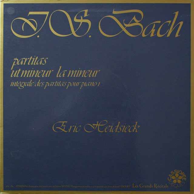 ハイドシェックのバッハ/パルティータ第2＆3番  仏Cassiopee  2642　LP レコード