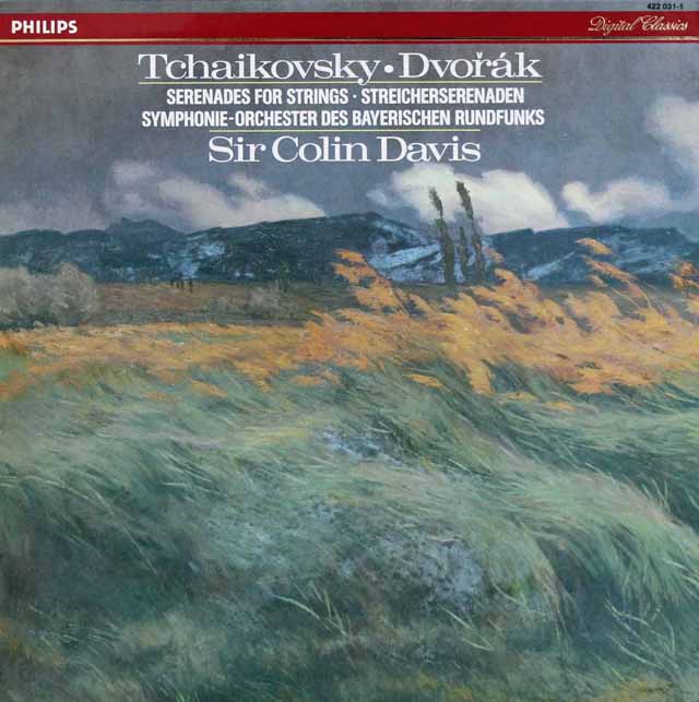 デイヴィスのチャイコフスキー&ドヴォルザーク/弦楽セレナーデ 　蘭PHILIPS　2918　LP レコード