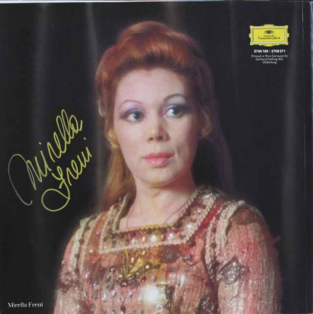 【フレーニのサイン入り】　アバドのヴェルディ/「シモン・ボッカネグラ」　独DGG　LP レコード