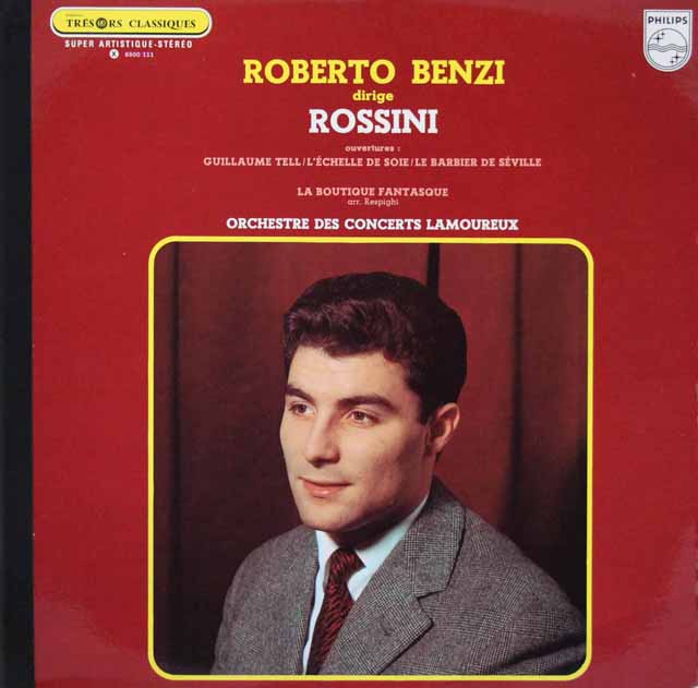 ベンツィのロッシーニ/序曲集ほか　仏PHILIPS　3622　LP レコード