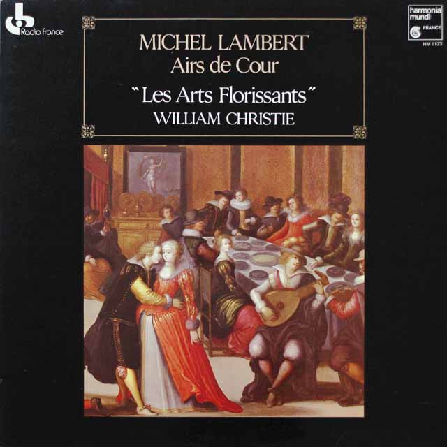 クリスティ&レザール・フロリサンのランベール/合唱曲集  仏HM　3409　LP レコード