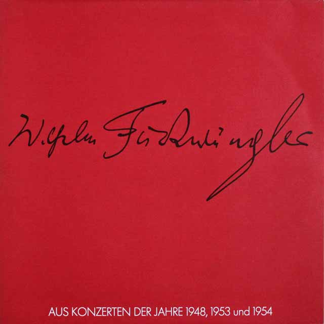 フルトヴェングラーのバッハ/管弦楽組曲第3番ほか　独WF協会　3807　LP レコード