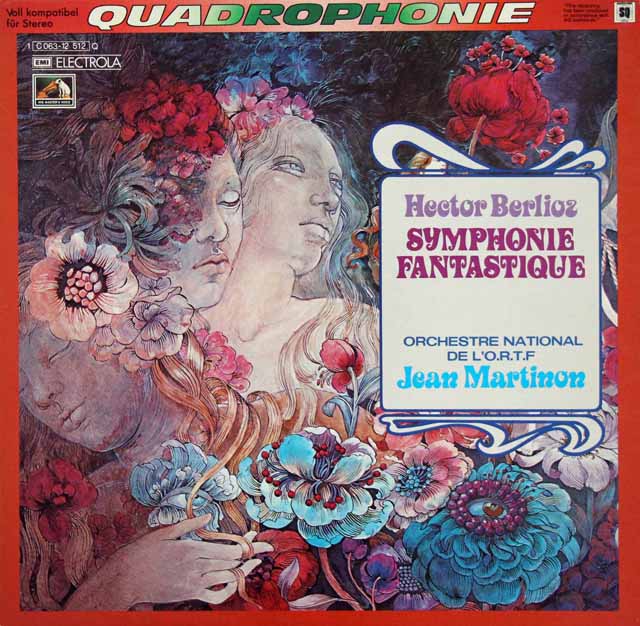 マルティノンのベルリオーズ/幻想交響曲　 独EMI　 3294　LP レコード