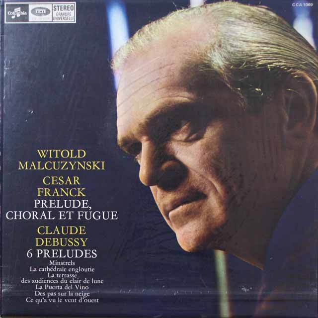 マウツジンスキのフランク&ドビュッシー/前奏曲集  仏Columbia  2642　LP レコード