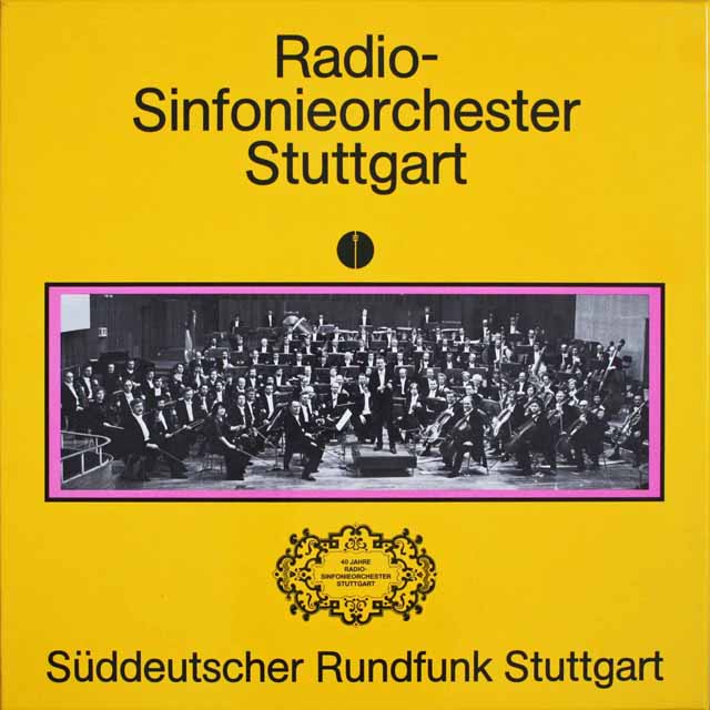 シュトゥットガルト放送交響楽団40周年の歩み　独SWR　3807　LP レコード