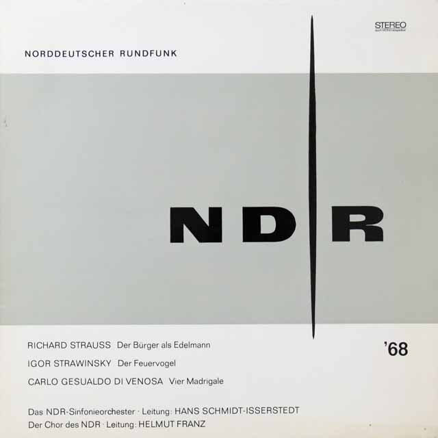 イッセルシュテットのR.シュトラウス/町人貴族ほか　独NDR　3223　LP レコード