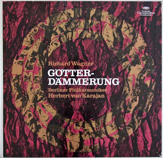 カラヤンのワーグナー/「神々の黄昏」　独DGG　2918　LP レコード