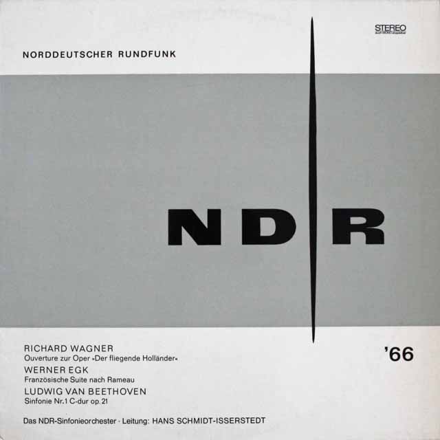 イッセルシュテットのベートーヴェン/交響曲第1番ほか　独NDR　3697　LP レコード