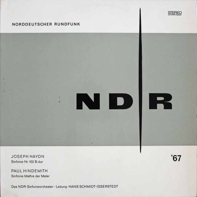 イッセルシュテットのハイドン/交響曲第102番ほか　独NDR　3808　LP レコード