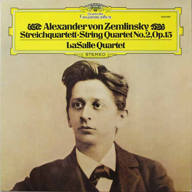 ラサール四重奏団のツェムリンスキー/弦楽四重奏曲第2番　独DGG　3899　LP レコード