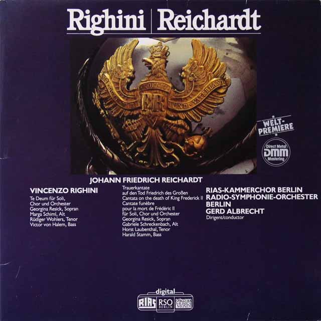 アルブレヒトのリギーニ、ライヒャルト/作品集　独schwann　3705　LP レコード