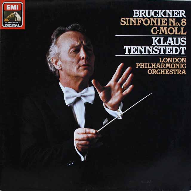 テンシュテットのブルックナー/交響曲第8番　独EMI　3698　LP レコード