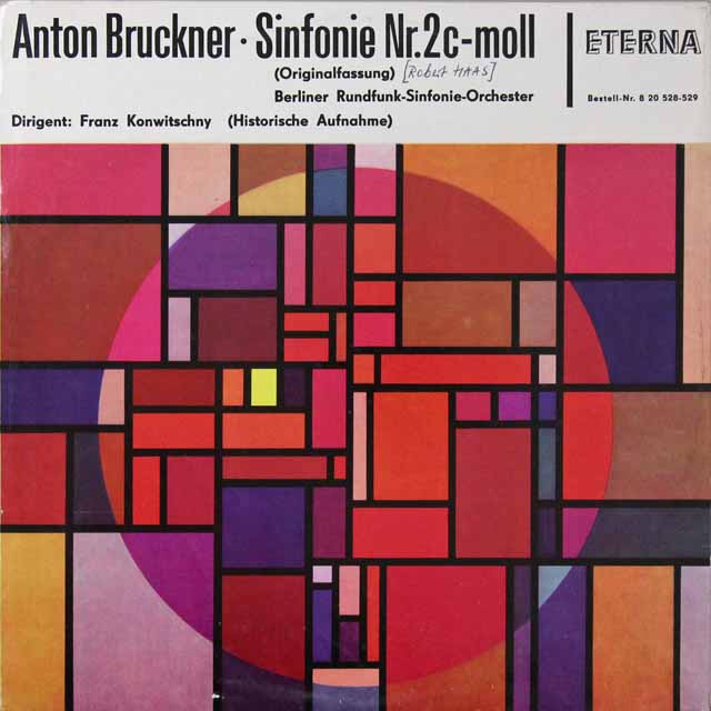 【テストプレス】　コンヴィチュニーのブルックナー/交響曲第2番　独ETERNA　3223　LP レコード