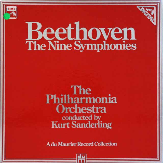 ザンデルリンクのベートーヴェン/交響曲全集　独EMI　3804　LP レコード