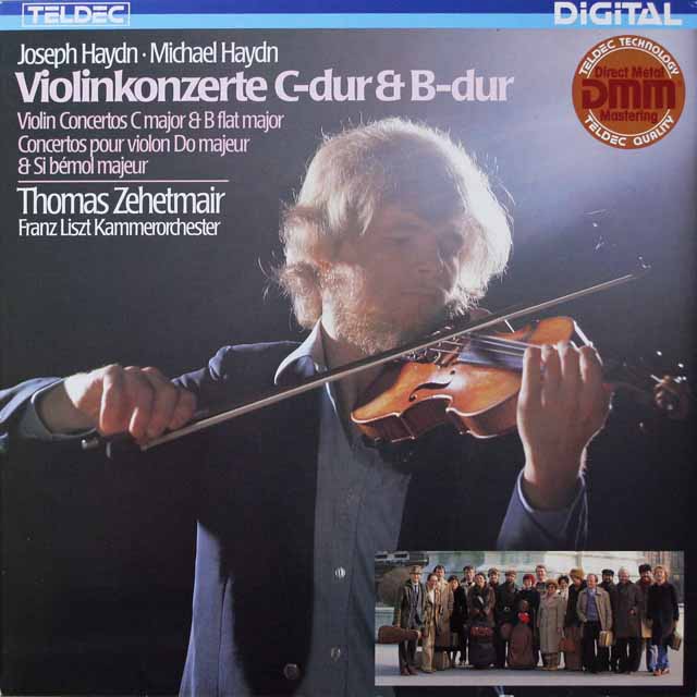 ツェートマイアーのハイドン兄弟/ヴァイオリン協奏曲集　独TELDEC　3411　LP レコード