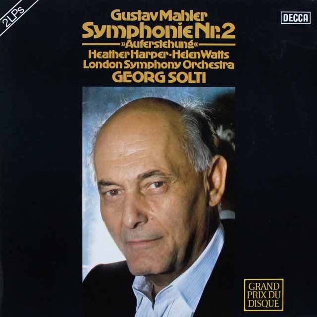 ショルティのマーラー/交響曲第2番「復活」　独DECCA　3231　 LP レコード