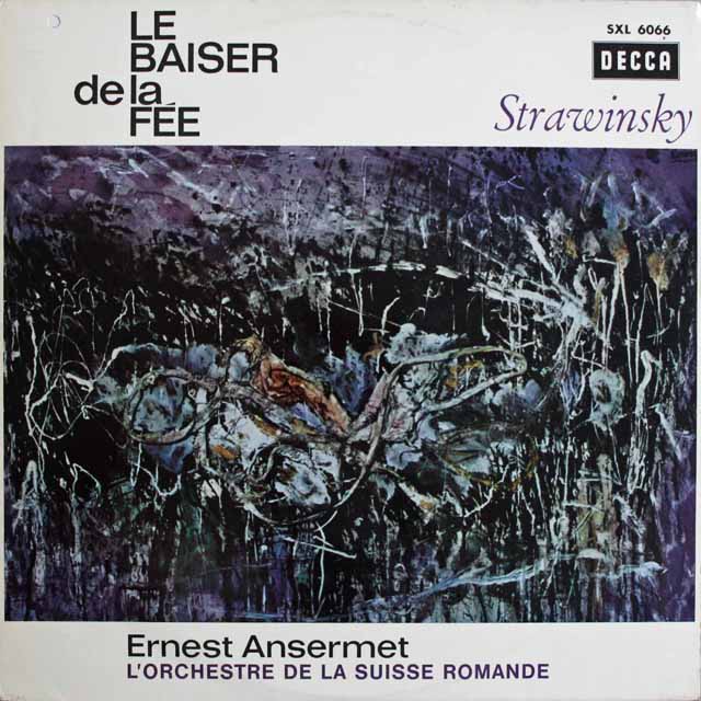 アンセルメのストラヴィンスキー/「妖精の接吻」　独DECCA　3804　LP レコード