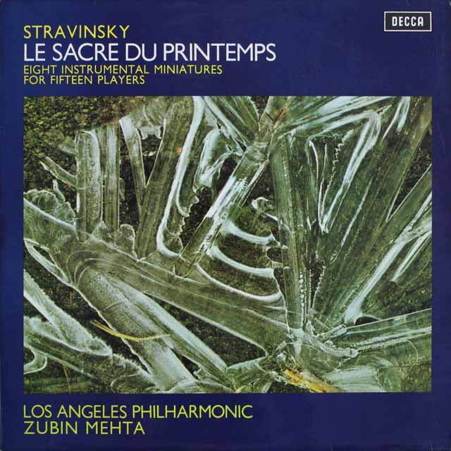 メータのストラヴィンスキー/「春の祭典」 　独DECCA　3698　LP レコード