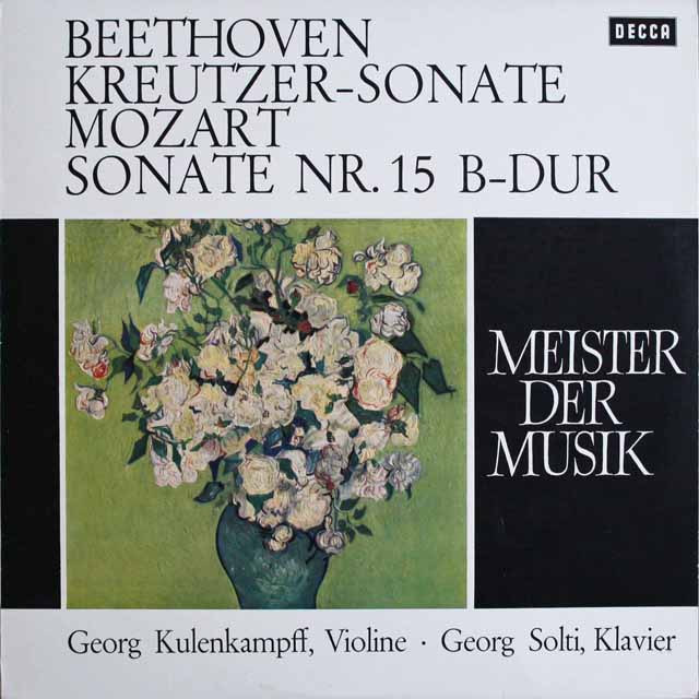 クーレンカンプ、ショルティのベートーヴェン/「クロイツェル」ソナタほか　独DECCA　3804　LP レコード