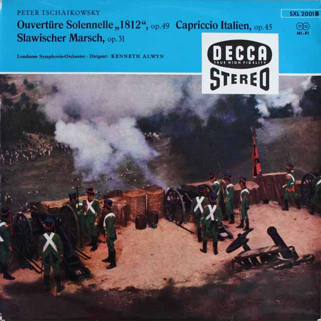 アルウィンのチャイコフスキー/「1812年」ほか　独DECCA　3804　LP レコード