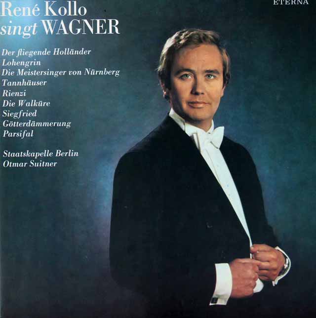 ルネ・コロ、ワーグナーを歌う　独ETERNA　3499　LP レコード