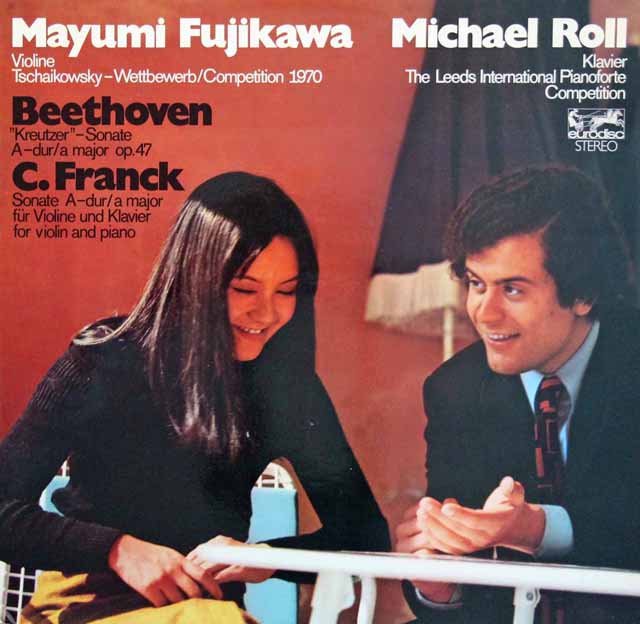藤川、ロールのベートーヴェン/クロイツェルソナタ ほか　独eurodisc　3533　LP　レコード