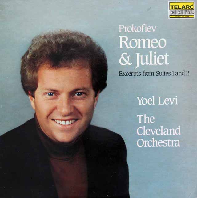 レヴィのプロコフィエフ/「ロメオとジュリエット」組曲抜粋　独TELARC　3533　LP　レコード