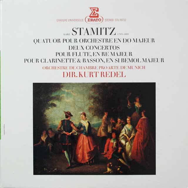 レーデルのシュターミッツ/作品集　仏ERATO　3898　LP レコード