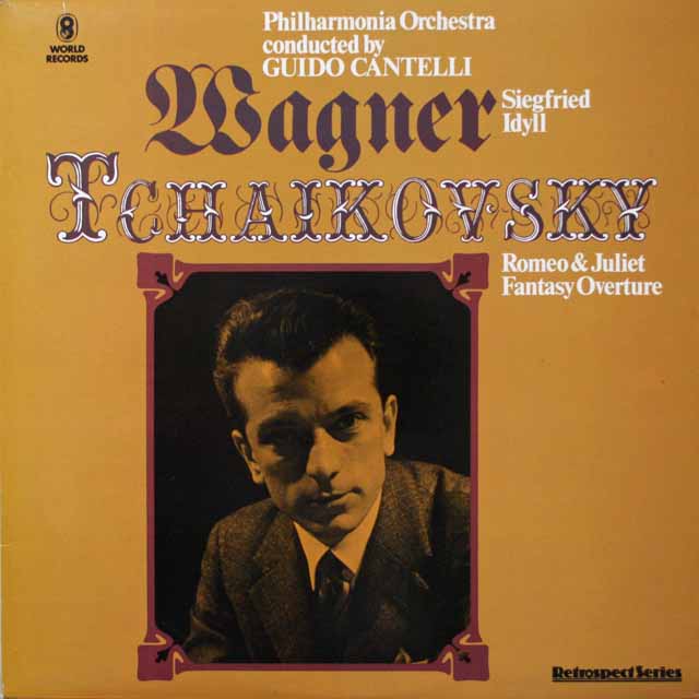 カンテッリのワーグナー、チャイコフスキー/作品集　英WR（EMI）　3898　LP レコード