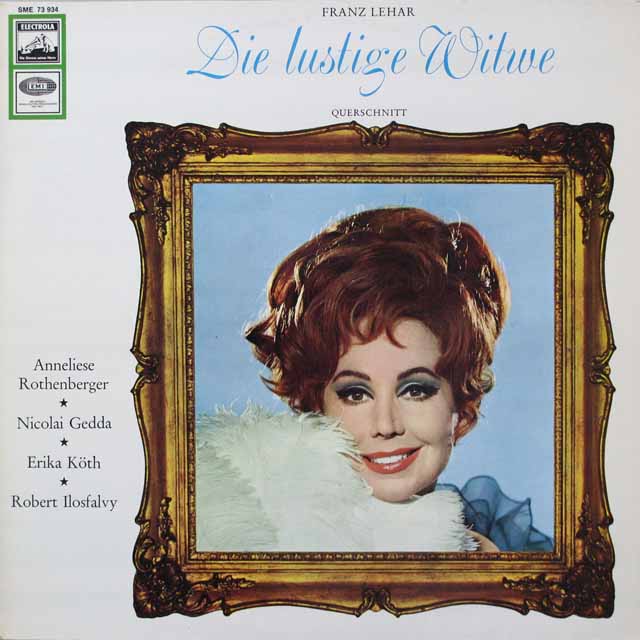 ローテンベルガーのレハール/「メリー・ウィドウ」（抜粋）　独EMI  2644　LP レコード