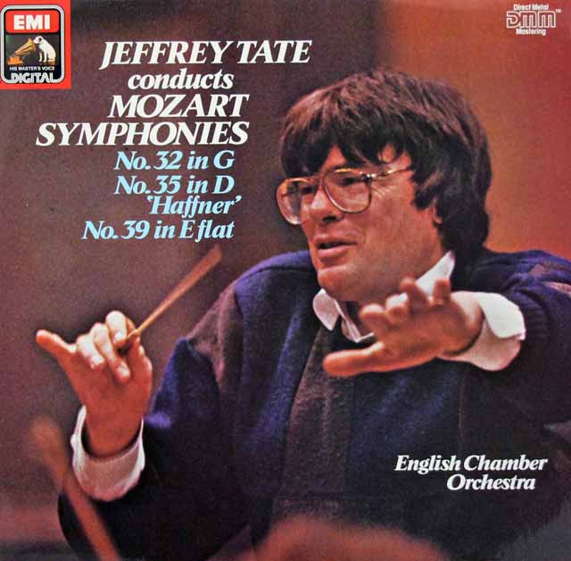 テイトのモーツァルト/交響曲第32、35番「ハフナー」、39番　独EMI　3534　LP レコード