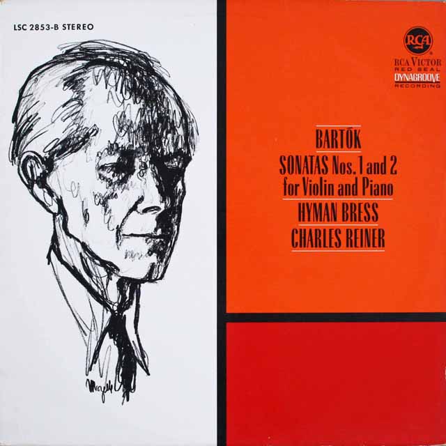ブレスのバルトーク/ヴァイオリンソナタ集　独RCA　3804　LP レコード