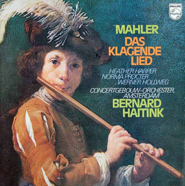 ハイティンクのマーラー/「嘆きの歌」 　蘭PHILIPS　3534　LP レコード