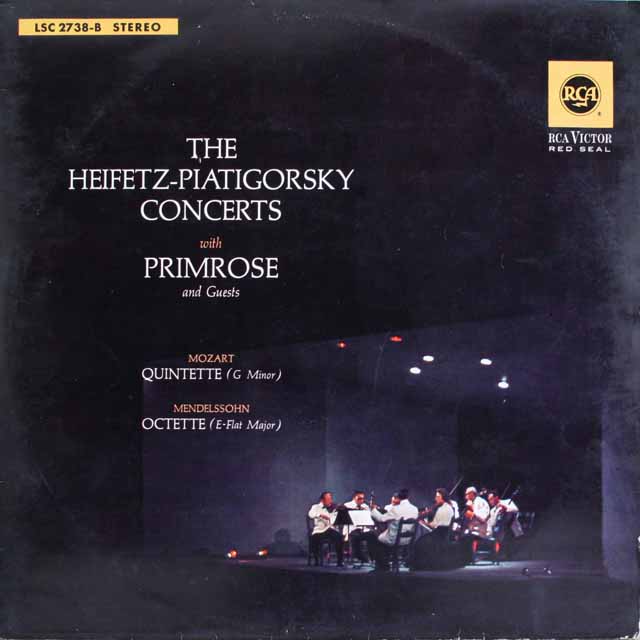ハイフェッツらのメンデルスゾーン/八重奏曲ほか　独RCA　3231