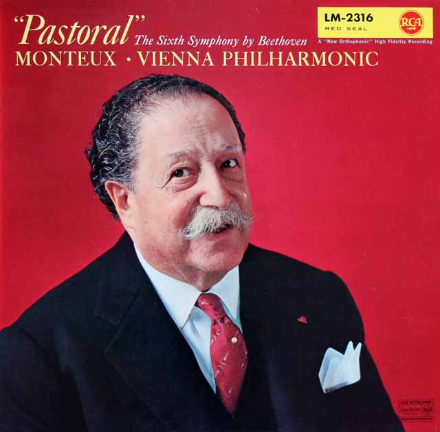 【モノラル】　モントゥーのベートーヴェン/交響曲第6番「田園」　独RCA　2995　LP レコード