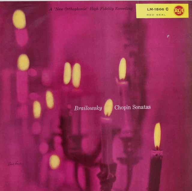 【モノラル】　ブライロフスキーのショパン/ピアノソナタ第2&3番　独RCA　2995　LP レコード