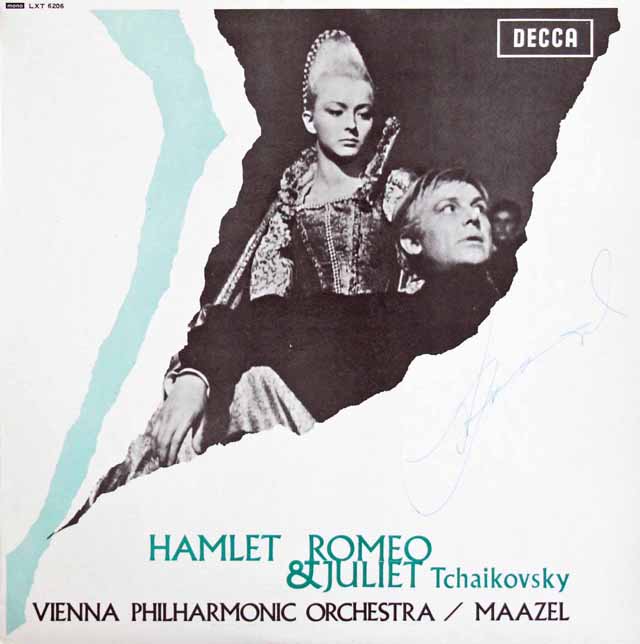 【モノラル/直筆サイン入り】　マゼールのチャイコフスキー/「ハムレット」&「ロメオとジュリエット」　英DECCA　2995　LP レコード