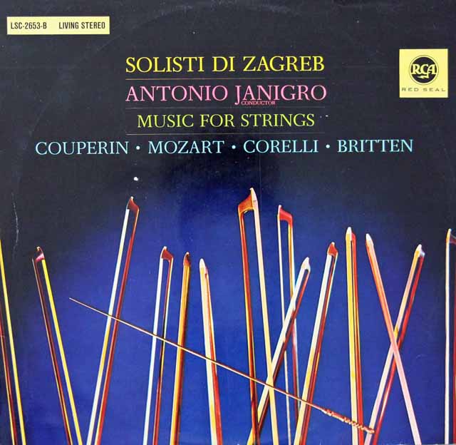 ヤニグロのクープラン/チェロと管弦楽のための小品ほか　独RCA　3535　LP レコード