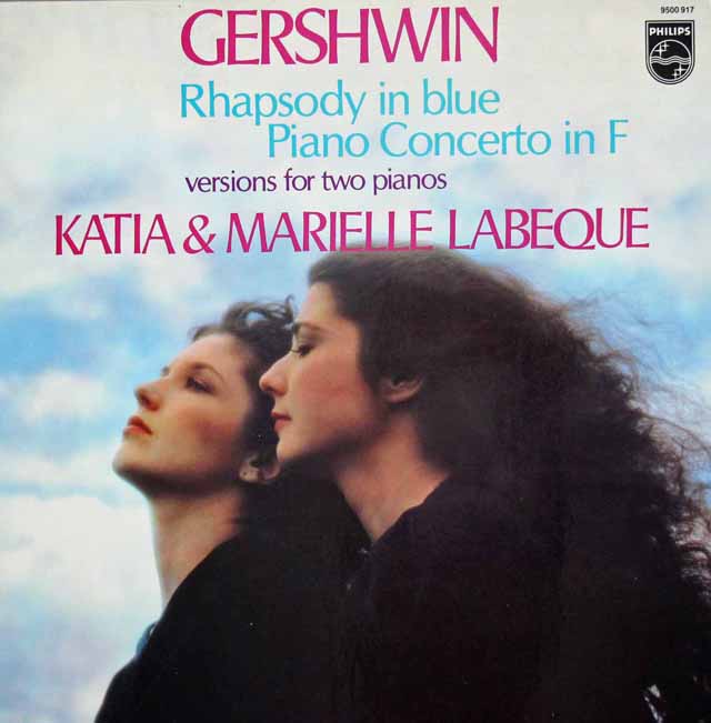 ラベック姉妹のガーシュウィン/ラプソディ・イン・ブルー　蘭PHILIPS　3293　LP レコード
