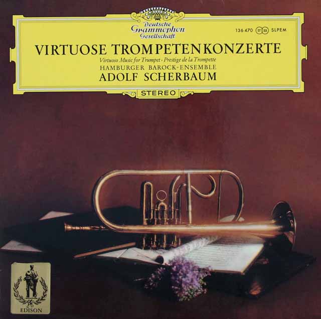 シェルバウムのトランペット協奏曲集　独DGG　3293　LP レコード
