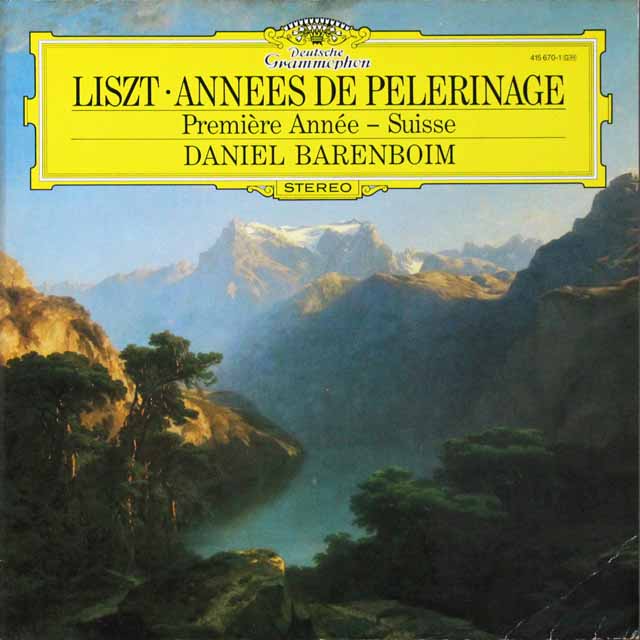 バレンボイムのリスト/巡礼の年「スイス」　独DGG　3291　LP レコード