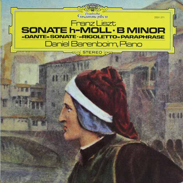 バレンボイムのリスト/ピアノソナタほか　独DGG　3232　LP レコード
