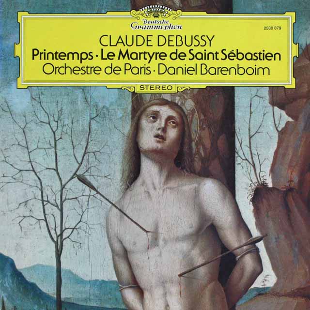 バレンボイムのドビュッシー/「聖セバスティアンの殉教」ほか  独DGG　3805　LP レコード