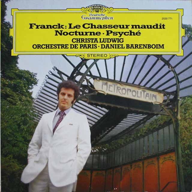 バレンボイムのフランク/「プシシェ」ほか　独DGG　3232　LP レコード