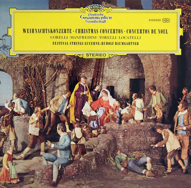 バウムガルトナーのクリスマス協奏曲集　独DGG  3001　LP レコード