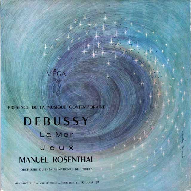 ローゼンタールのドビュッシー/「海」&「遊戯」　仏VEGA　3291　LP レコード