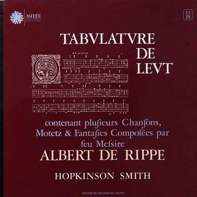 スミスのリップ作品集　仏ASTREE   2720　LP レコード